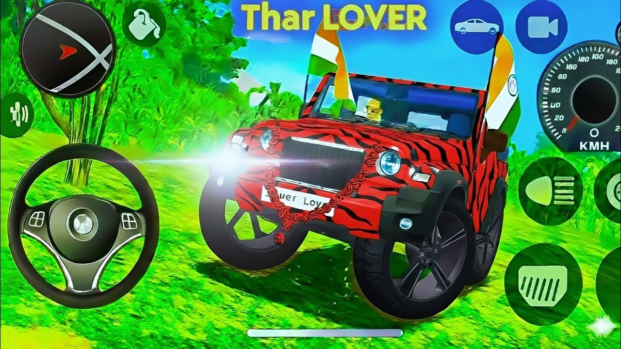 Dollar (Song) Shidu Mosewala Modified Mahindra White Thar Indian Cars Simulator 3D Gameplay Part-99