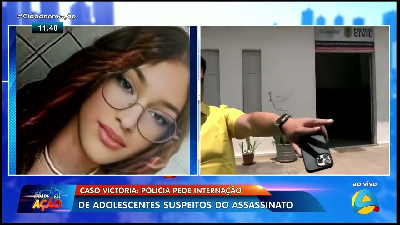 Cidade em Ação - Caso Victoria: Polícia pede internação de adolescente suspeitos do assassinato