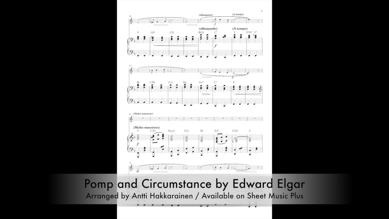 Pomp and Circumstance -  Horn & Piano