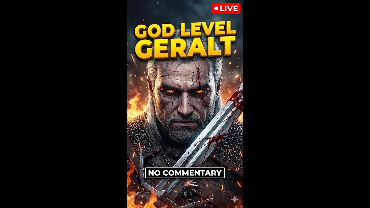 GRANDMASTER GERALT UNLEASHED! ⚔️ Witcher 3: Wild Hunt - High Action Quests (No Commentary) #live