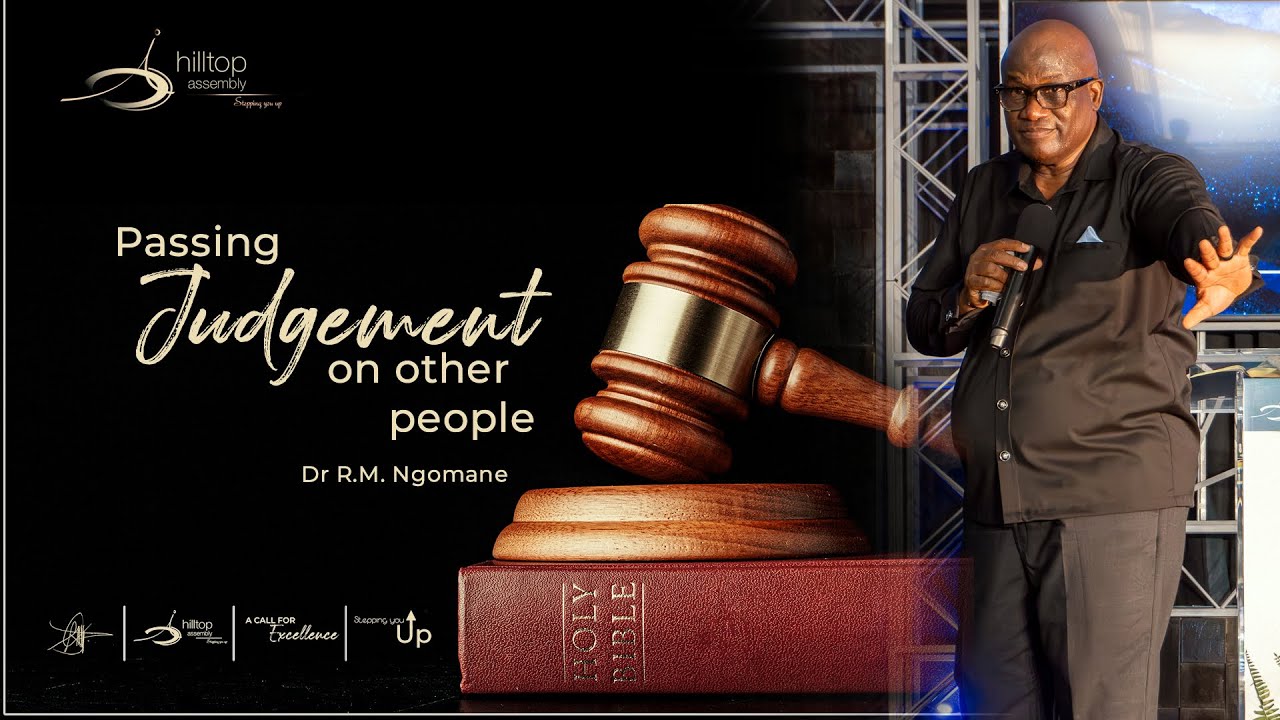 Passing Judgement on other people | Dr Richard Ngomane