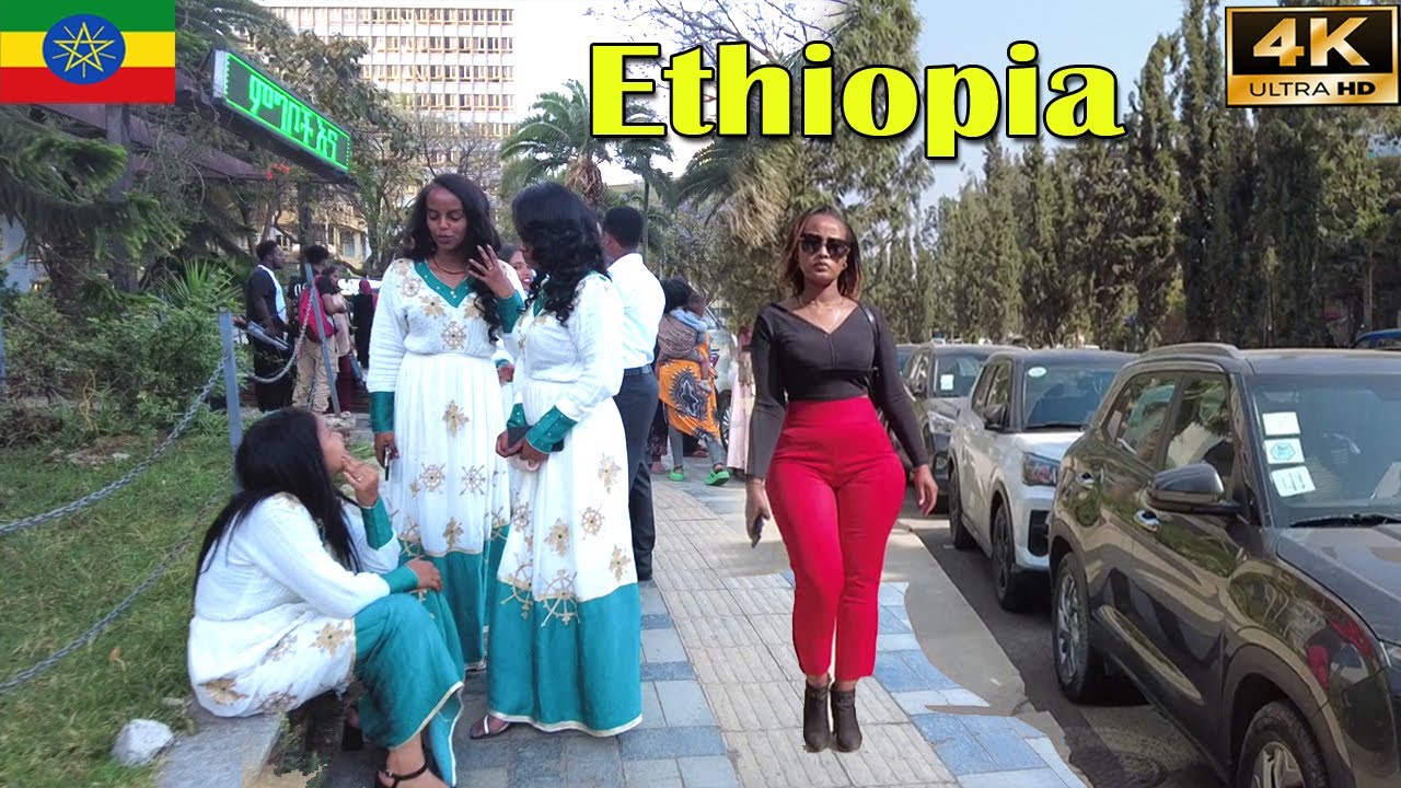 ቸርችል ጎዳና - Addis Ababa Walking Tour (361) Churchill Road , 🇪🇹 Ethiopia [4K]