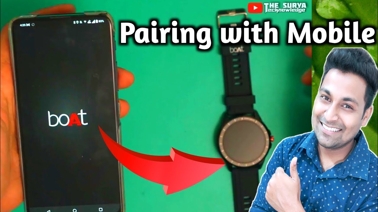 Boat Smartwatch Flash Edition Pairing with Mobile | how to connect boat flash watch with mobile
