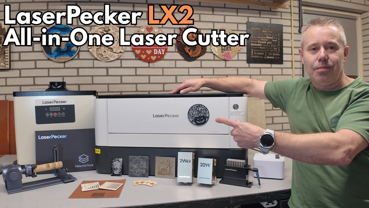 LaserPecker LX2 - The All-in-One Laser Cutter | First Full Review