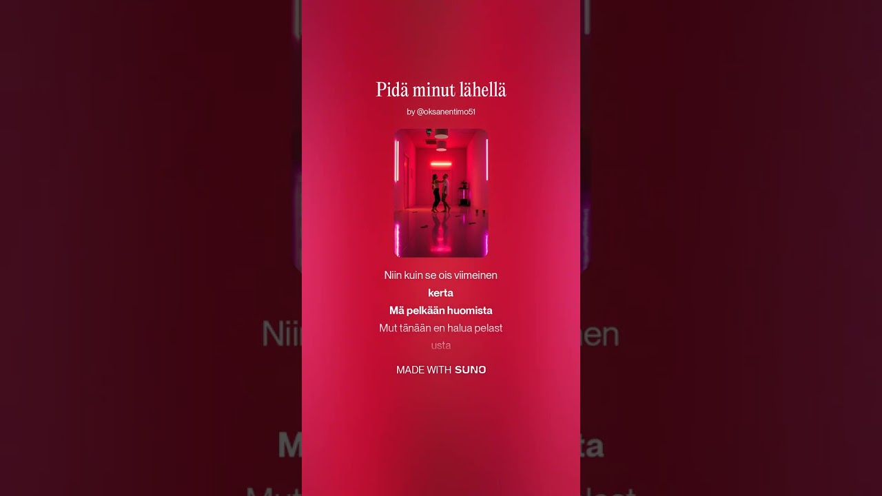 Pid&auml; minun l&auml;htee 