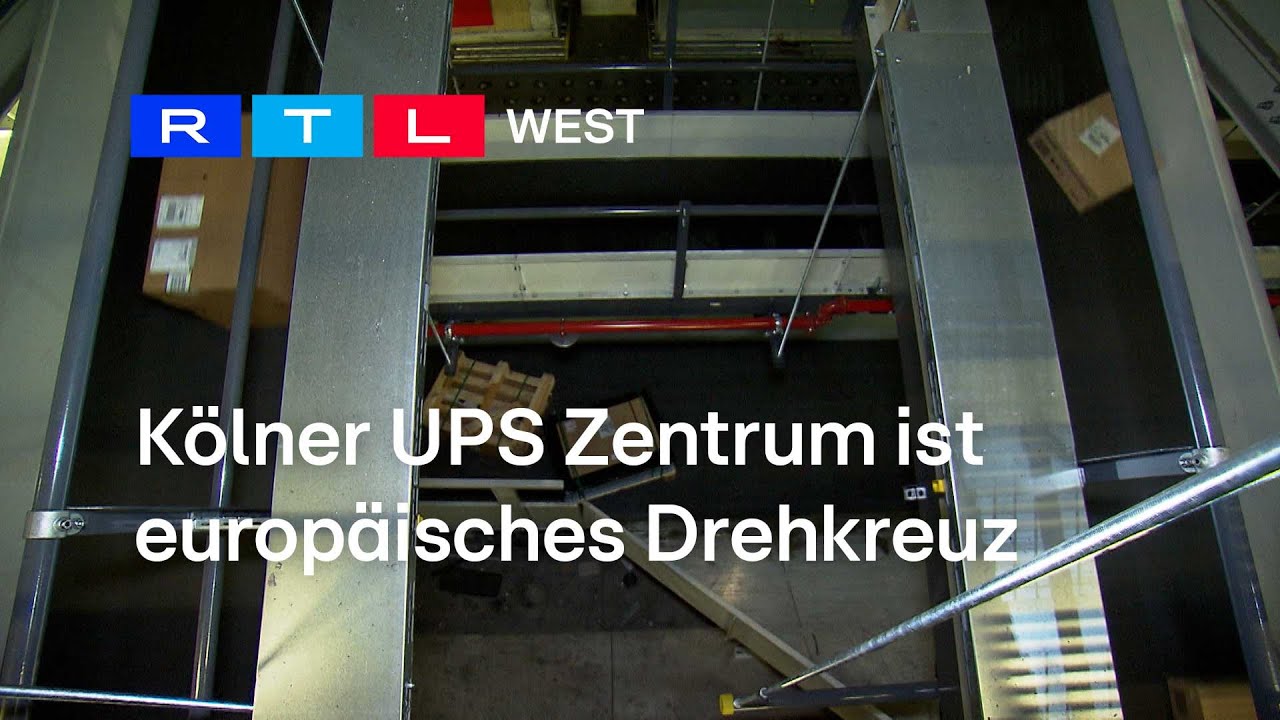 Kölner UPS Zentrum ist europäisches Drehkreuz | RTL WEST, 20.02.2024