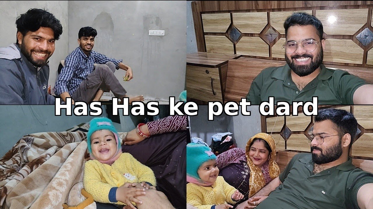 Pet Dard Kar Gaya 🤣😂 | Baby Aur Family Ke Saath Masti | Daily Family Vlog| Harshu Hustle