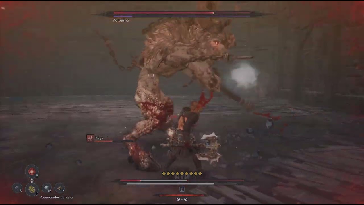 The First Berserker: Khazan - Luta contra o Volbaiano NG +