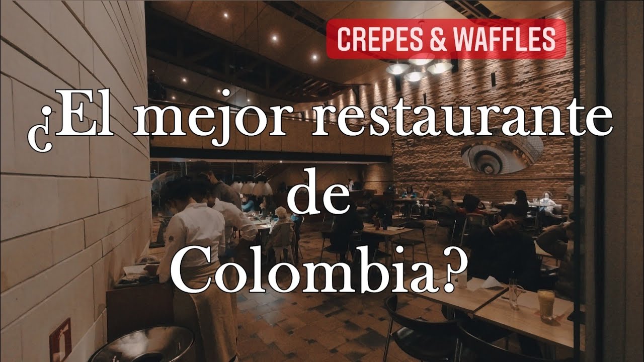 ✔️¿Dónde COMER en BOGOTÁ, Colombia RICO 🤤 y BARATO? 🤑 | Crepes & Waffles 💛