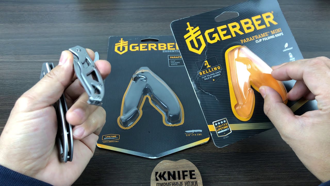 Ножи Paraframe от Gerber