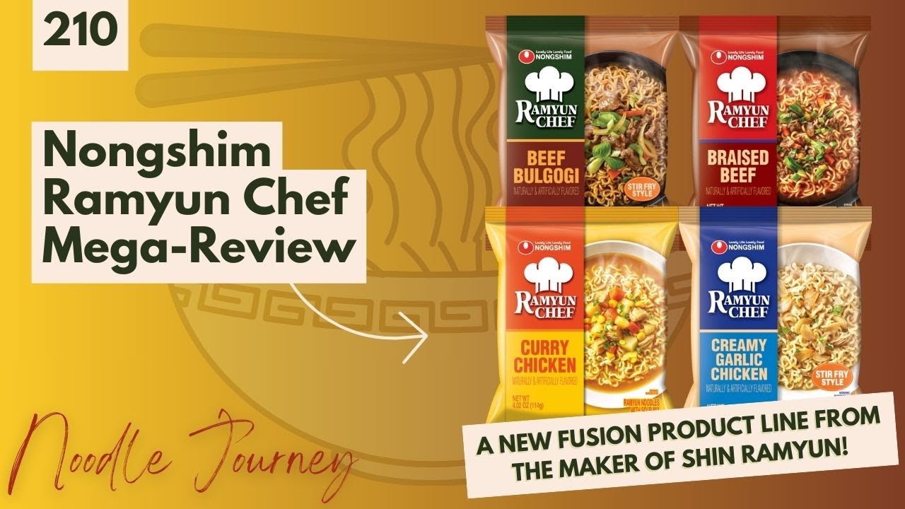 Noodle Journey Episode 210: Nongshim Ramyun Chef Mega-Review