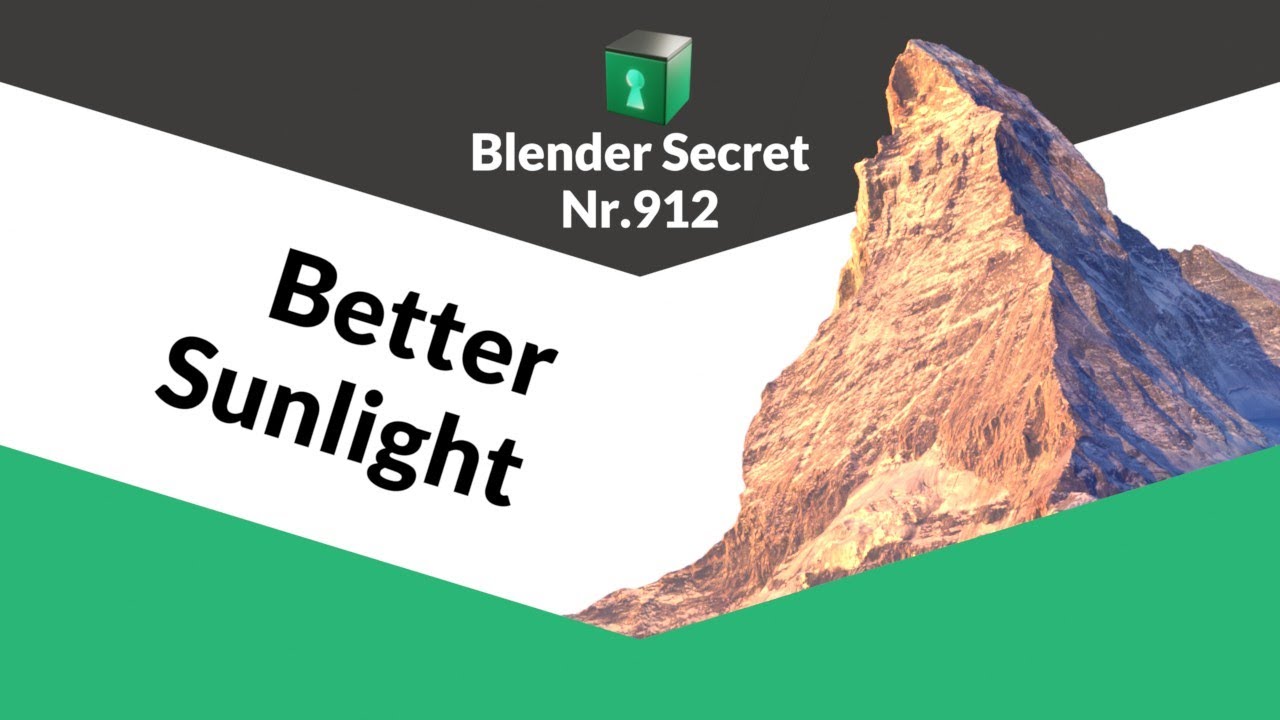 New Sky Texture in Blender 5 and Sun Position - Blender Secret nr. 912