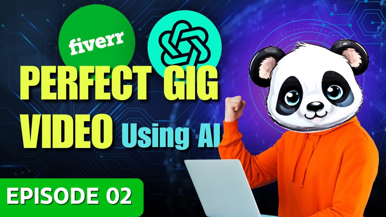 How to Create a Perfect Fiverr Gig Video Using AI | Make Money With Fiverr 💸Ep. 02 | Edit With Panda