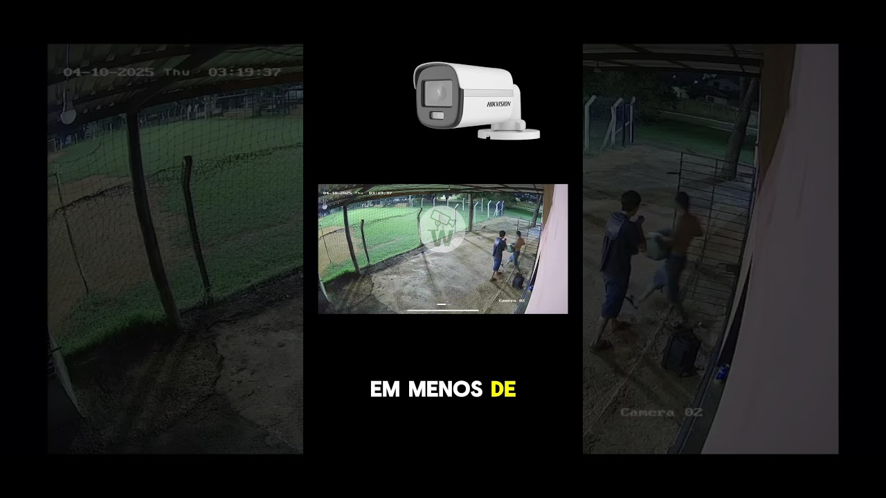 C&acirc;mera com vis&atilde;o noturna colorida ColorVU Hikvision