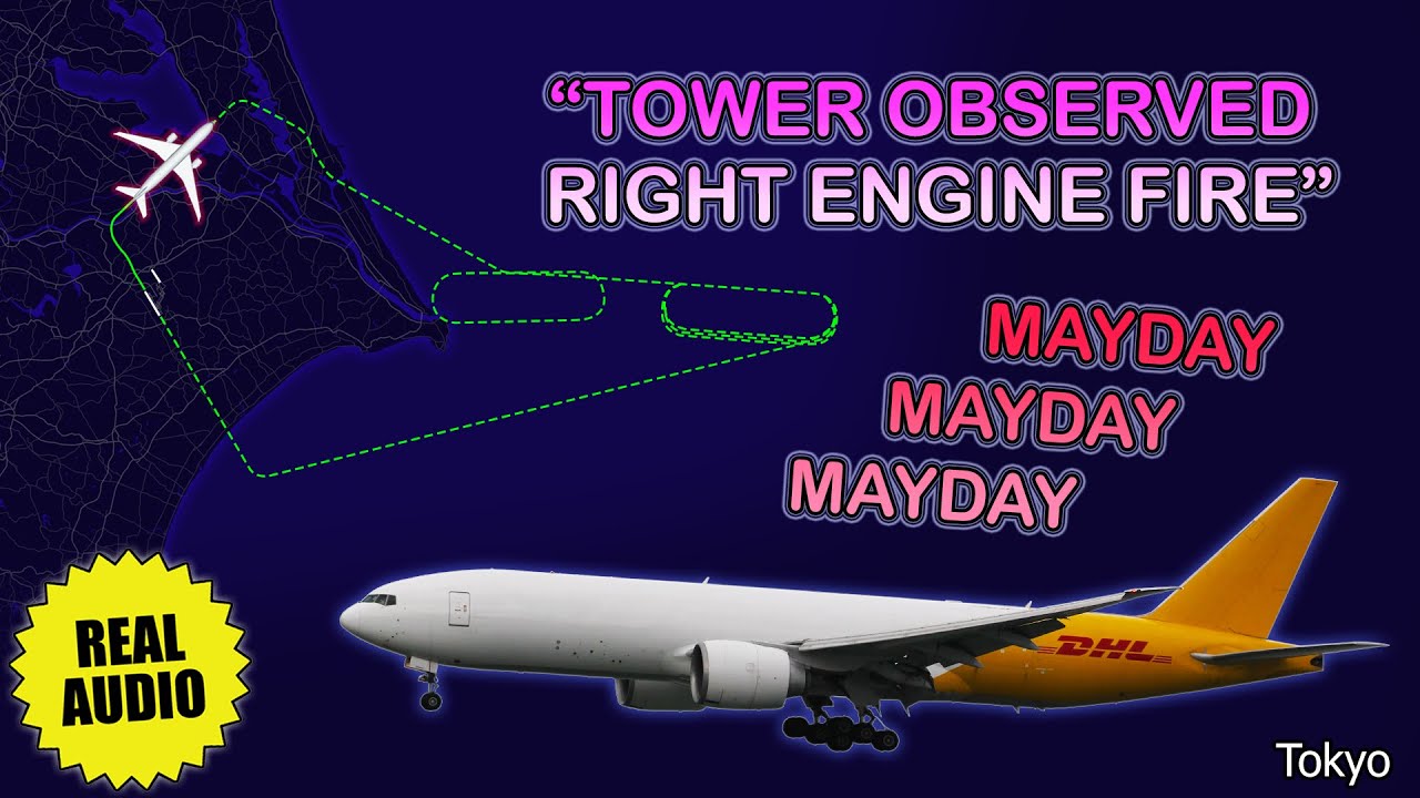 MAYDAY. «Вышка зафиксировала возгорание двигателя». Boeing 777 Polar возвращается в токийский аэр...