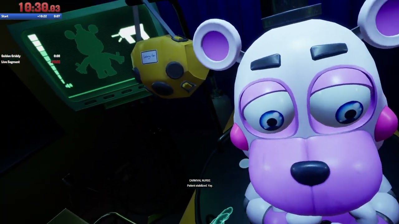 Five Night's at Freddy's Help wanted 2 speed-run Former WR 1:23:69