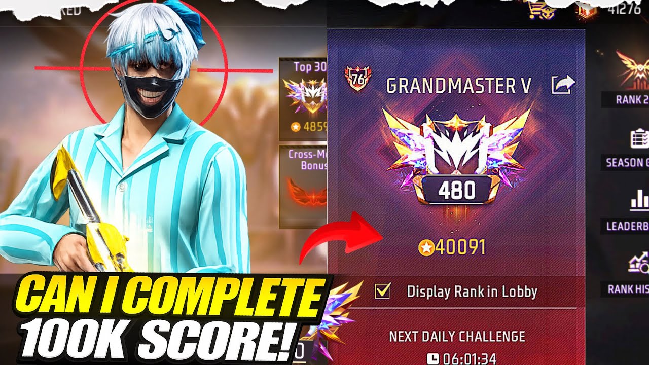 😱 Can I Hit 100K Score on My Subscriber Account ? BR Gameplay! 🔥