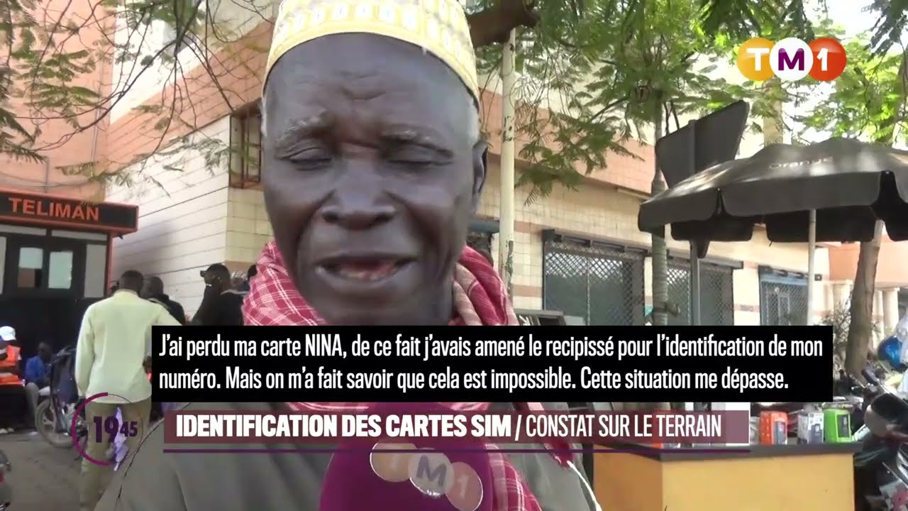 TM1 News - Mali - Où en est l'identification des cartes SIM?