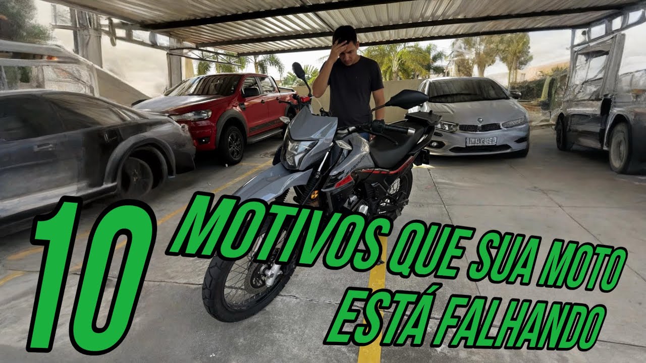 10 TIPOS DE FALHAS QUE SUA MOTO PODE TER!!!