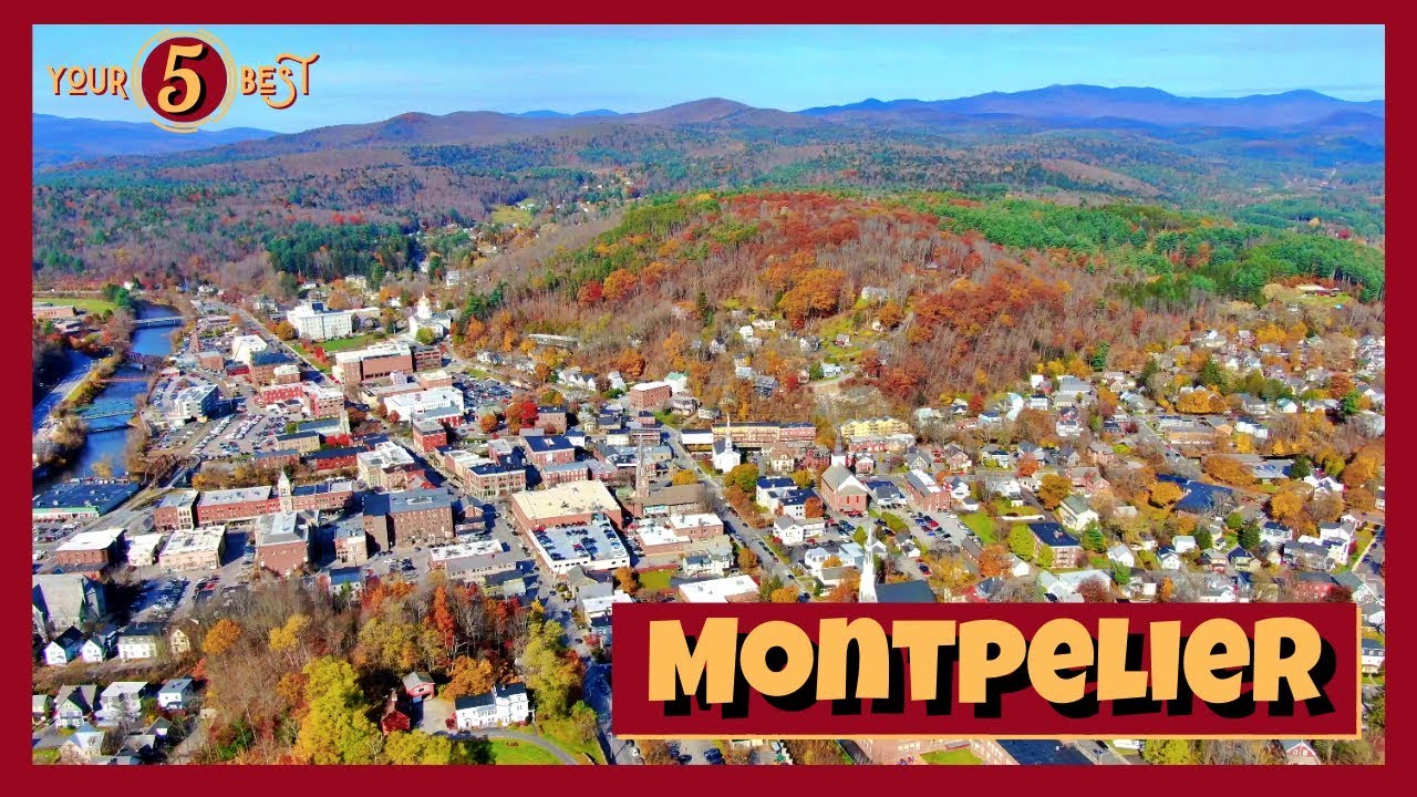 MONTPELIER, VERMONT Drone Video Tour