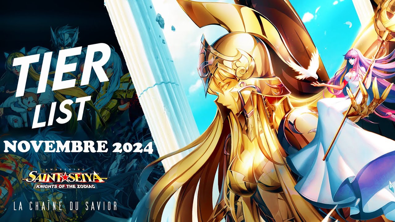 TIER LIST NOVEMBRE 2024 SAINT SEIYA AWAKENING  #saintseiyaawakening #saintseiyakotz #ssa