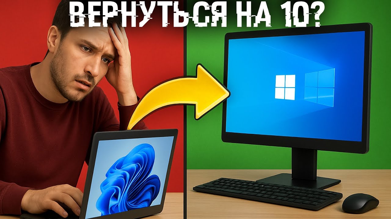 Успей за 10 дней или будет поздно! Как вернуться на 10 с Windows 11?