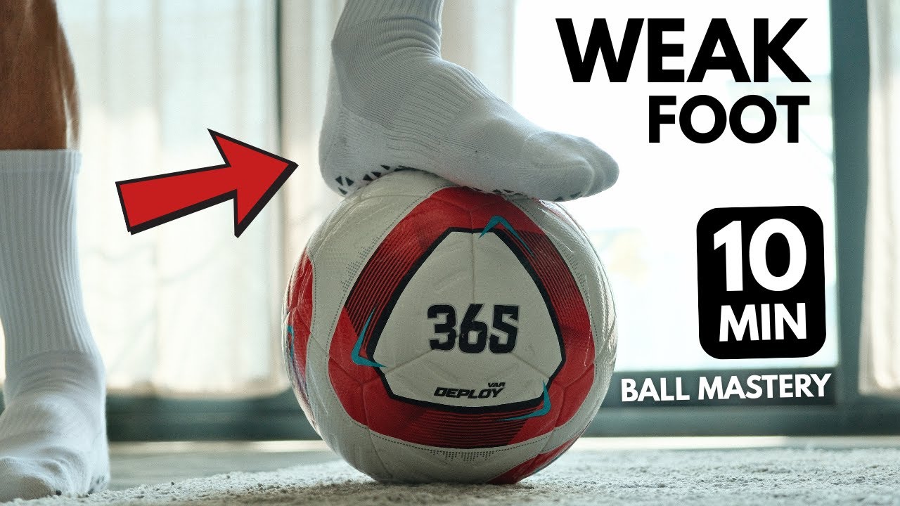 WEAK FOOT Ball Mastery Workout (Follow Along)
