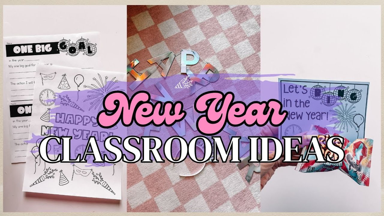 New Years Ideas for the Classroom | Elementary School New Year Activities and Goal Setting