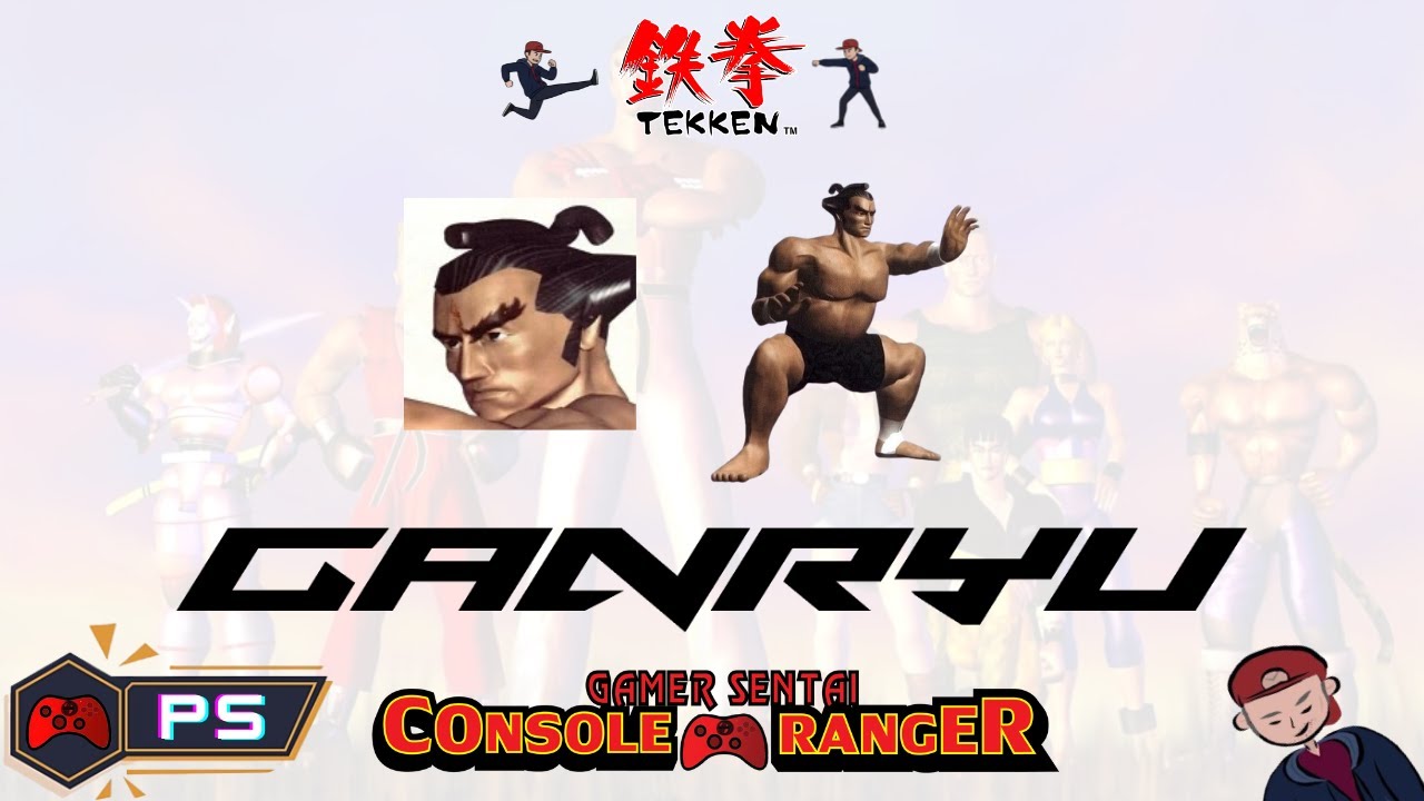 TEKKEN 1 - Ganryu [Arcade Mode] - [Tekken Project] [No Commentary]