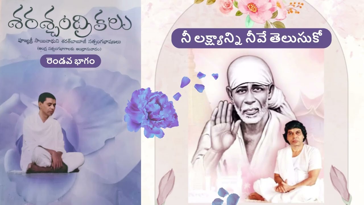నీ లక్ష్యాన్ని నీవే తెలుసుకో   DAY15 శ్రీబాబూజీ శరశ్చంద్రికలు Volume-2