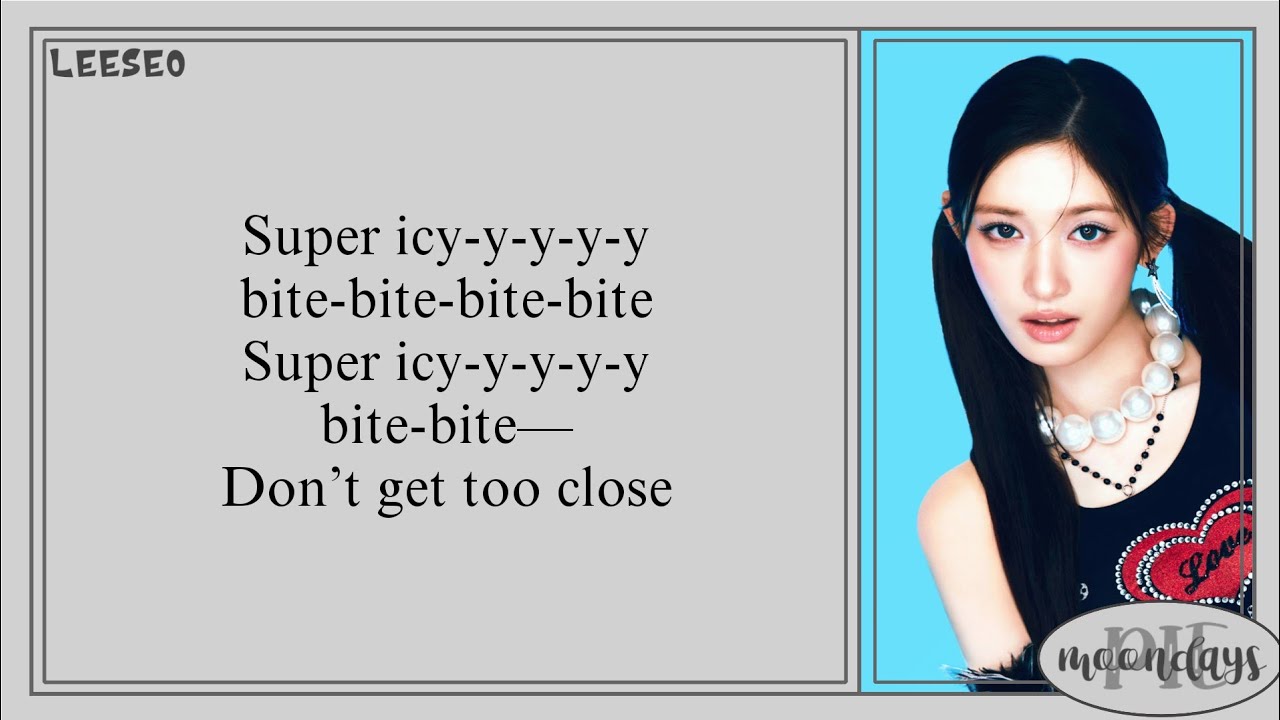 IVE - Super ICY (LEESEO Solo) 'Easy Lyrics'