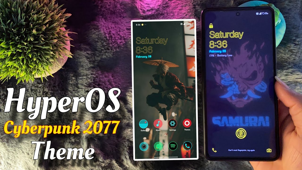Эта тема HyperOS в стиле Cyberpunk 2077 вас просто поразит 👾