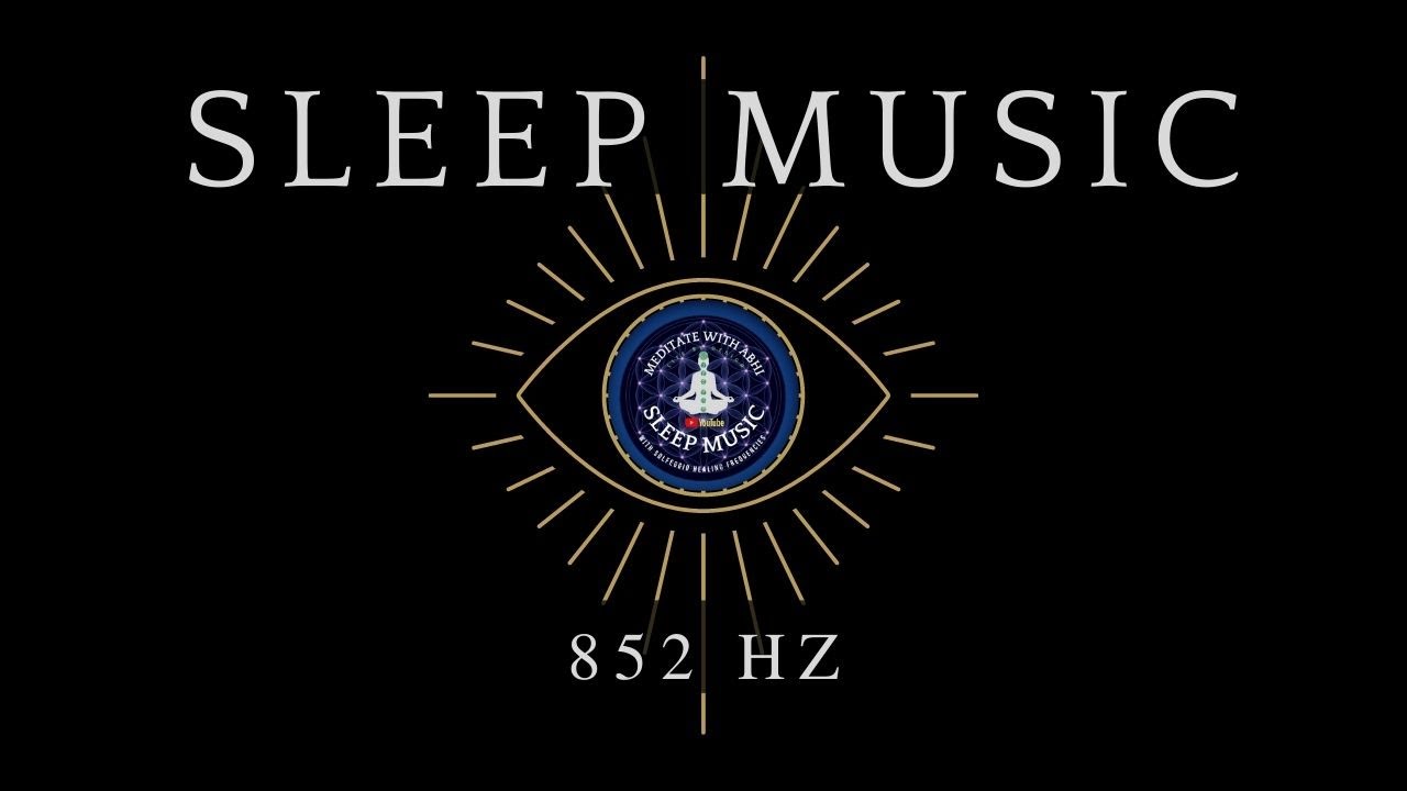 Tuning into your Spirit Guides ➤ BLACK SCREEN SLEEP MUSIC ➤ 852 Hz frequency sleep