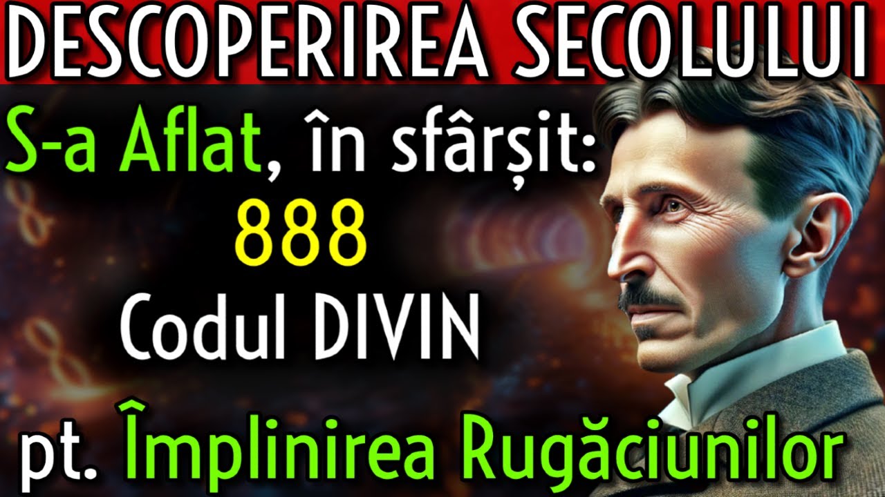 Doar AȘA, Orice Rugăciune ți se ÎMPLINEȘTE: Scrie 888 pe o hârtie și pune-o sub pernă | Nikola Tesla