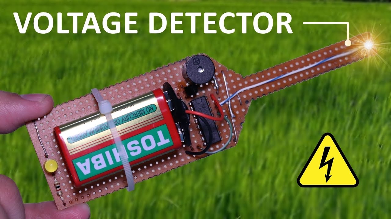 How to make Wireless AC Voltage Detector Pen | Non Contact Electrical Tester