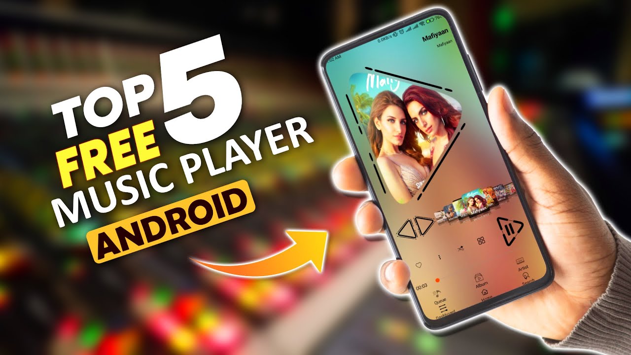 Top 5 Free Music Player Apps for Android in 2024 🚀 | Best Offline Music Players!