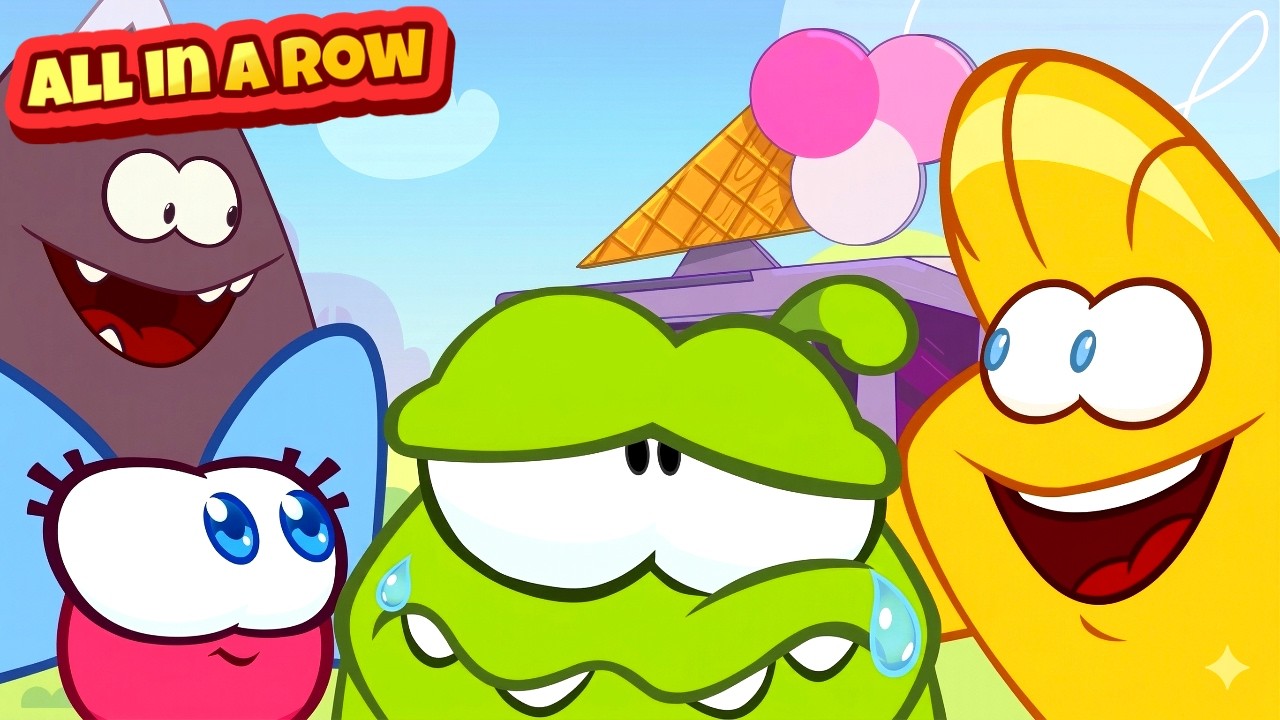 Om Nom Stories - BRAND NEW Episodes of Season 28 ⭐️ All in a Row Episodes 6-10 ⭐️