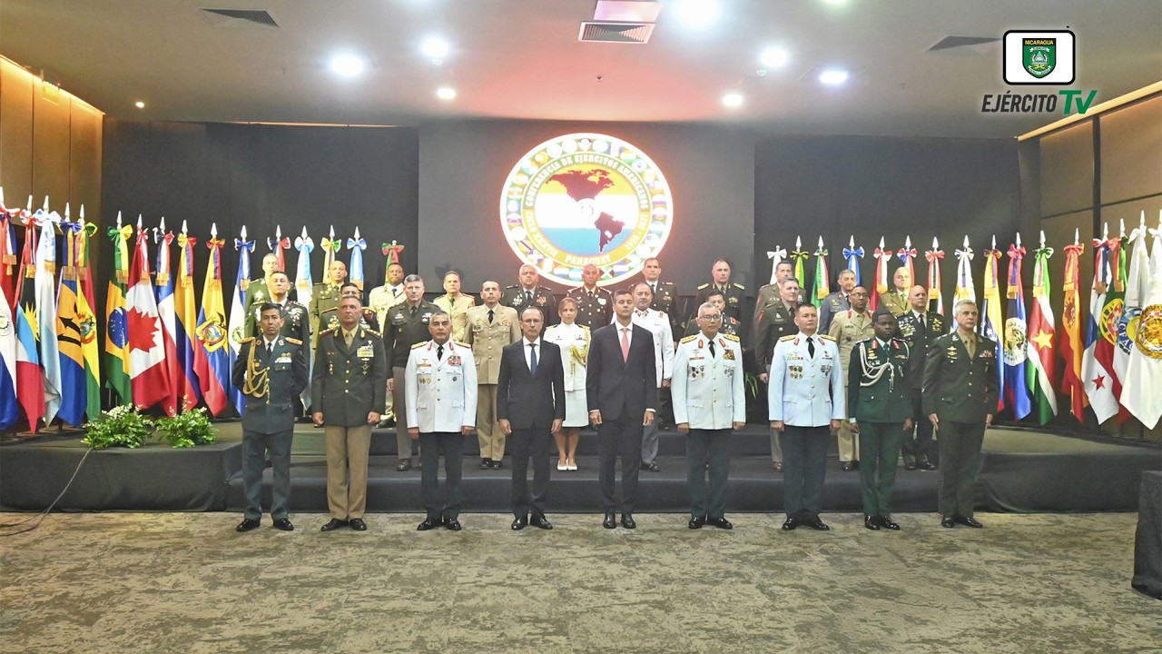 Sesión inaugural de la Conferencia de Ejércitos Americanos, ciclo XXXVII — sede Paraguay