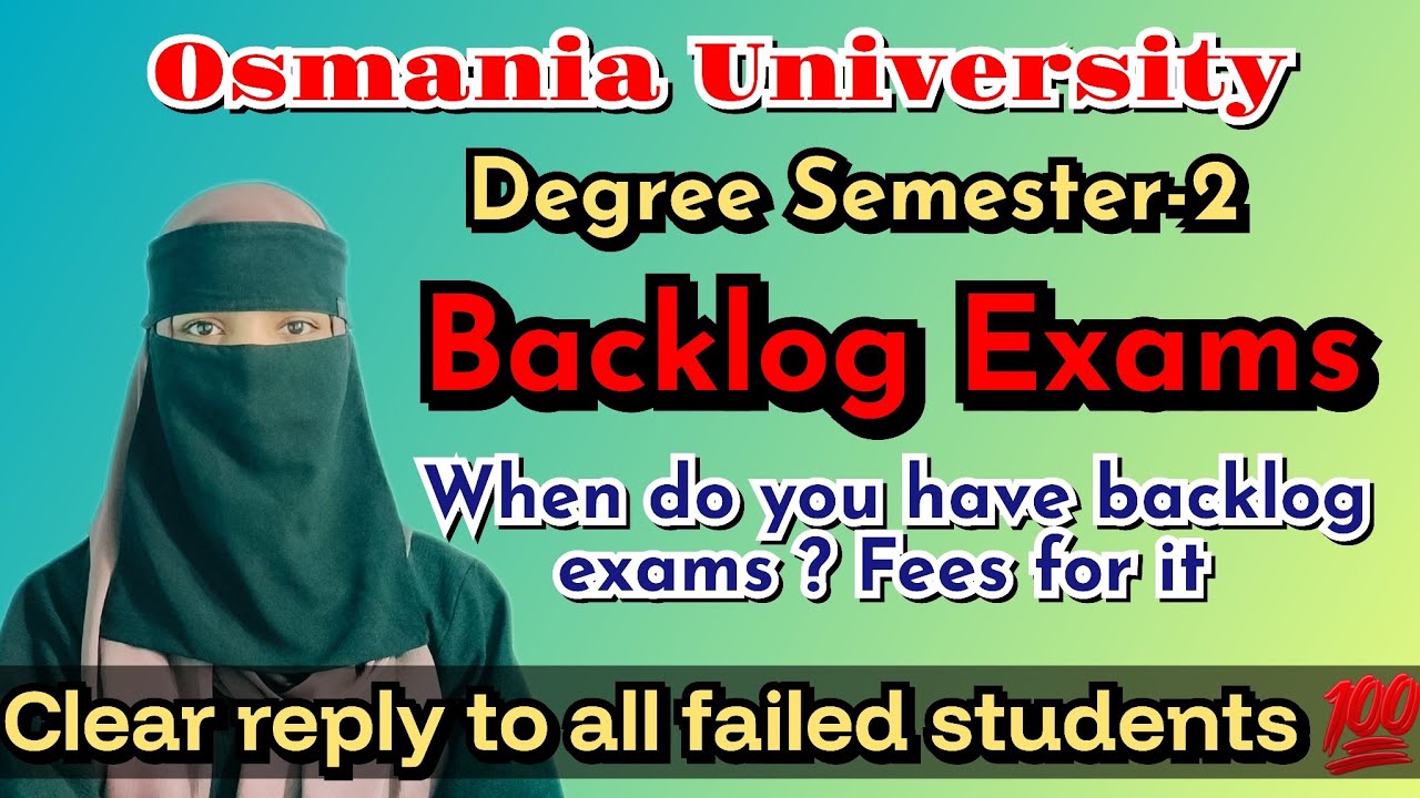 Backlog exam Degree Semester-2 | When will be Semester-2 backlog exam?? 💯✅️ O.U