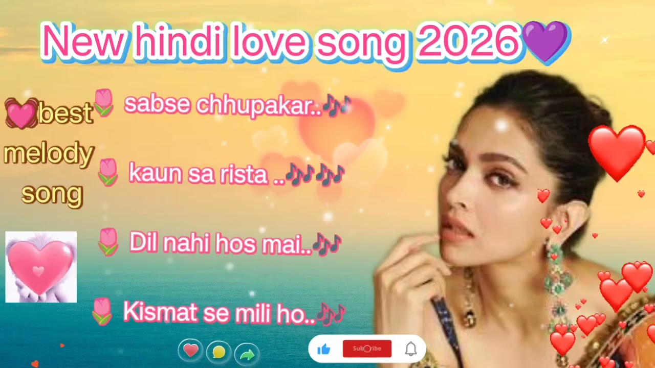 New trending collection  love song2026!Best DJ Hindi Song! New Hindi Mordel song !#hindisong #hindi