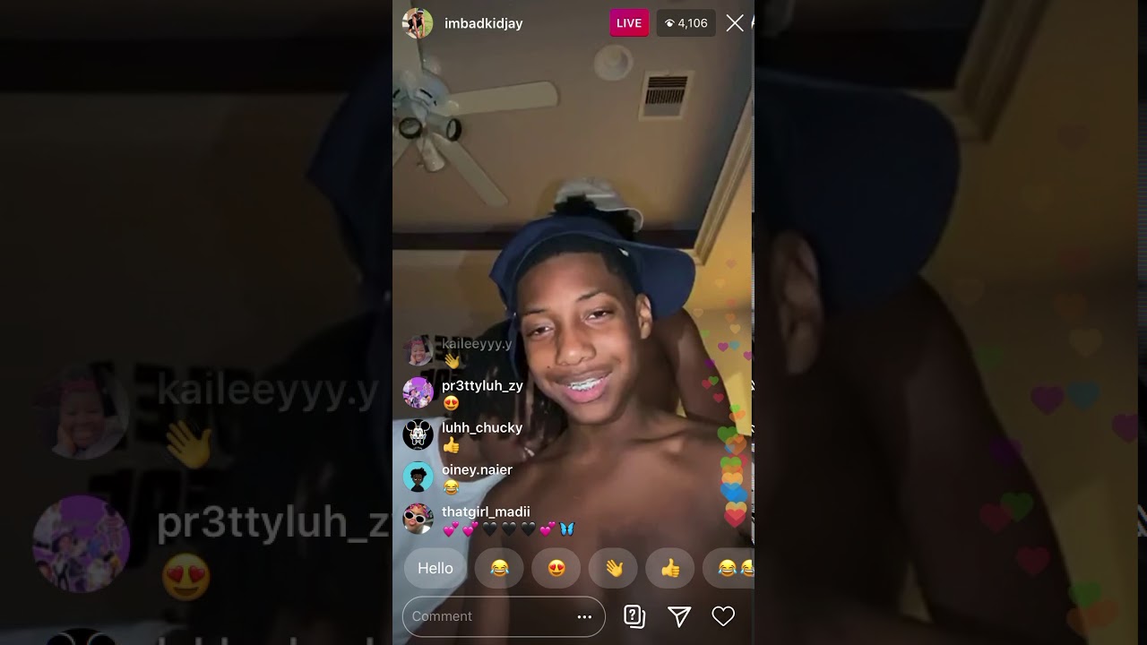 Thirsty girls on badkid jay live