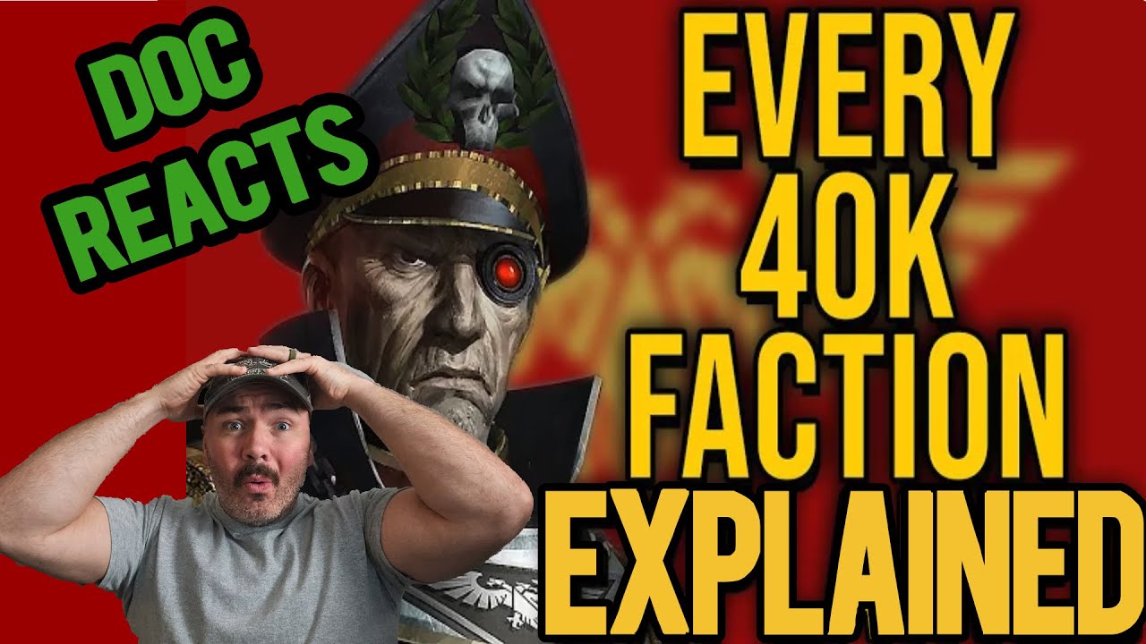 Warhammer 40k Lore Reaction - Bricky Original - Every Faction Explained [Part 1] Imperium of Man