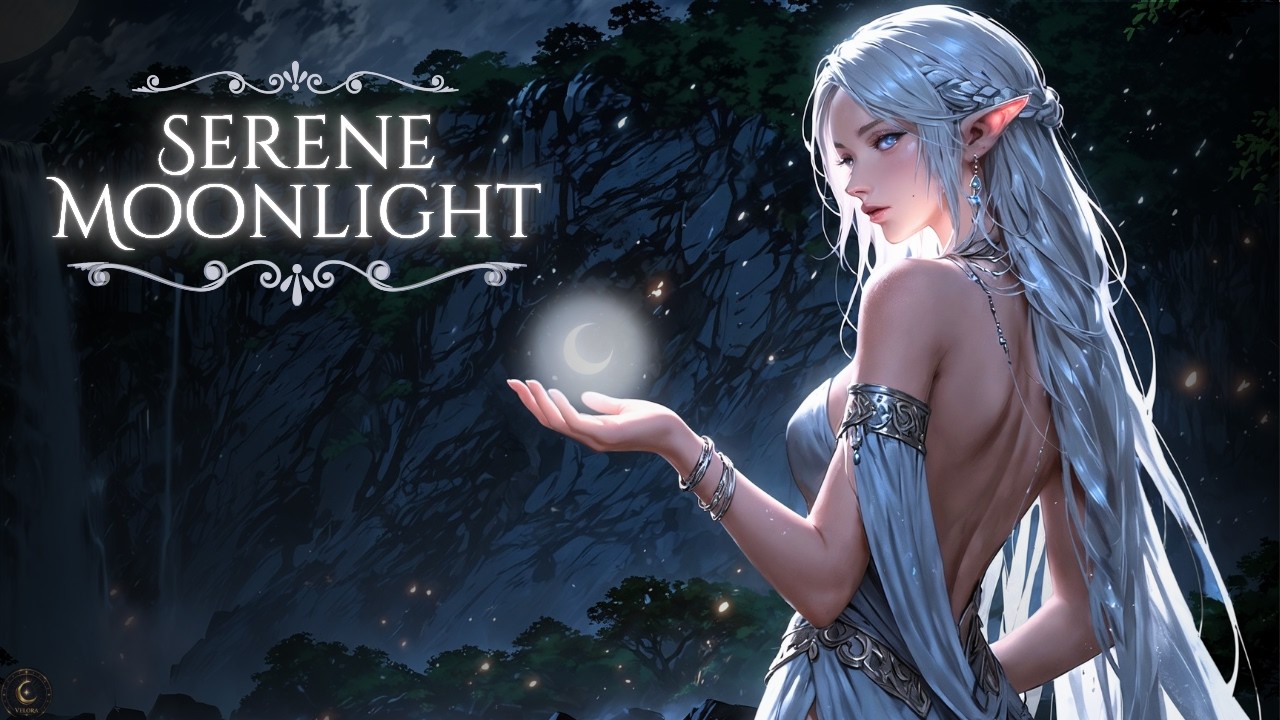 Divine Elven Moonlight ✨ Ethereal Elven Music for Relaxation & Sleep (Fantasy Ambient)