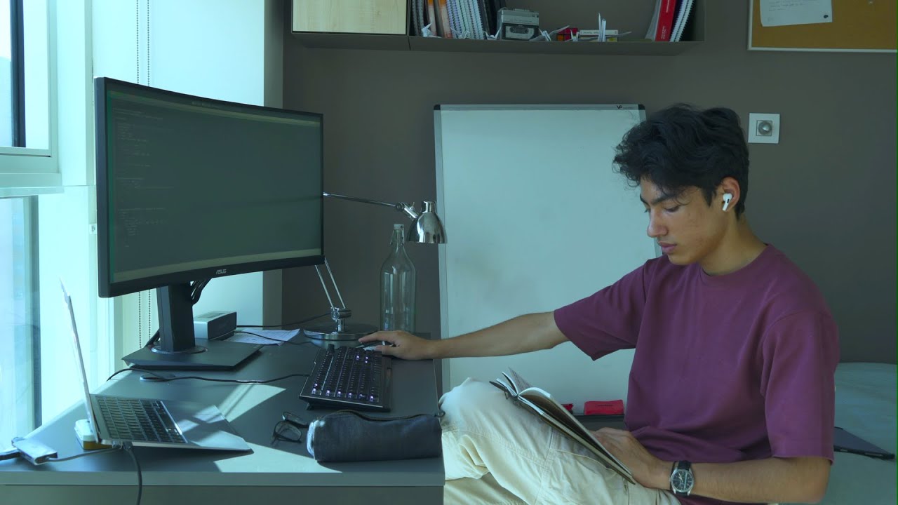 live 8h 50/10 pomodoro study with me | rain sounds