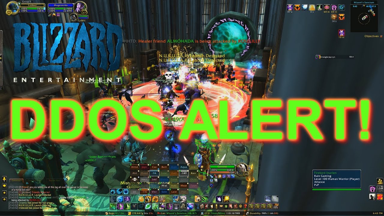 BLIZZARDS DDOS (4/13/16) ! Lizard Squad??  #ISurvivedTheDDOS