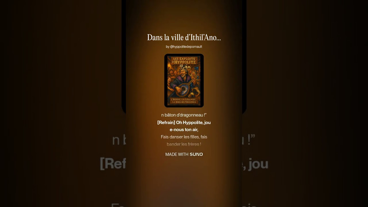 Les Exploits d'Hyppolite ! (JDR Bard Song)