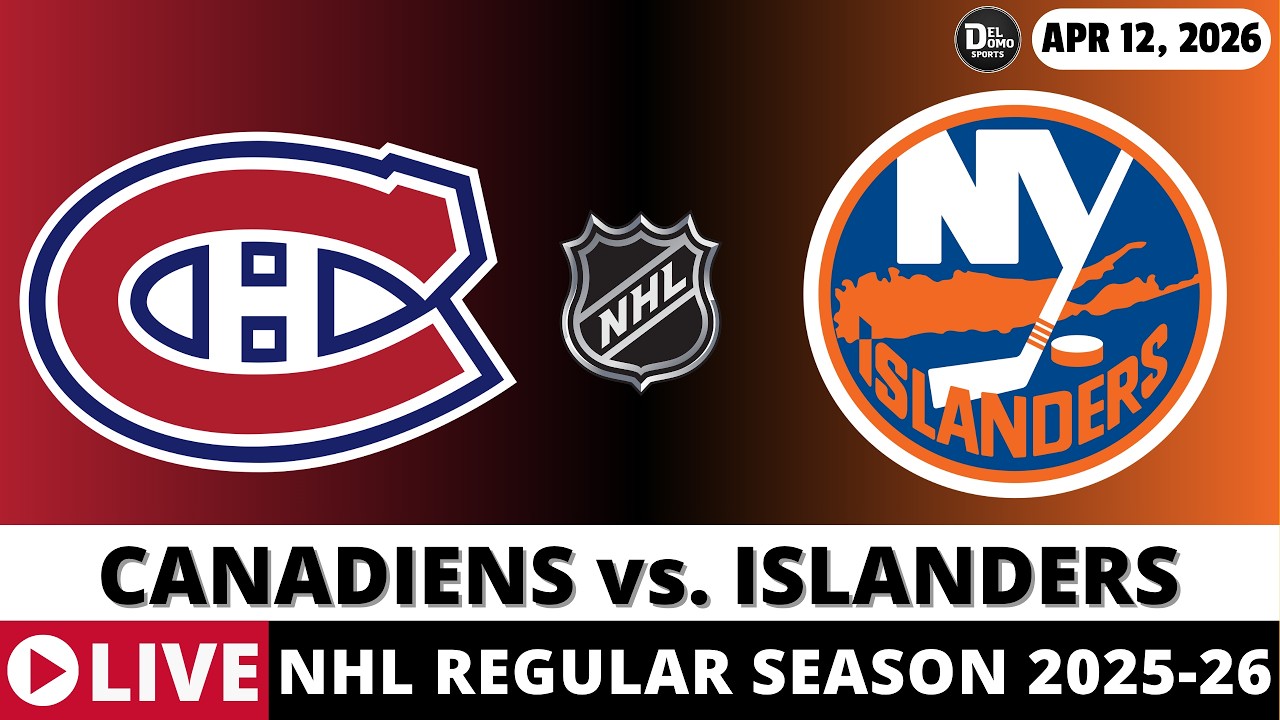 MONTREAL CANADIENS VS NEW YORK ISLANDERS 🏒 NHL Game Score Radio Play-by-Play