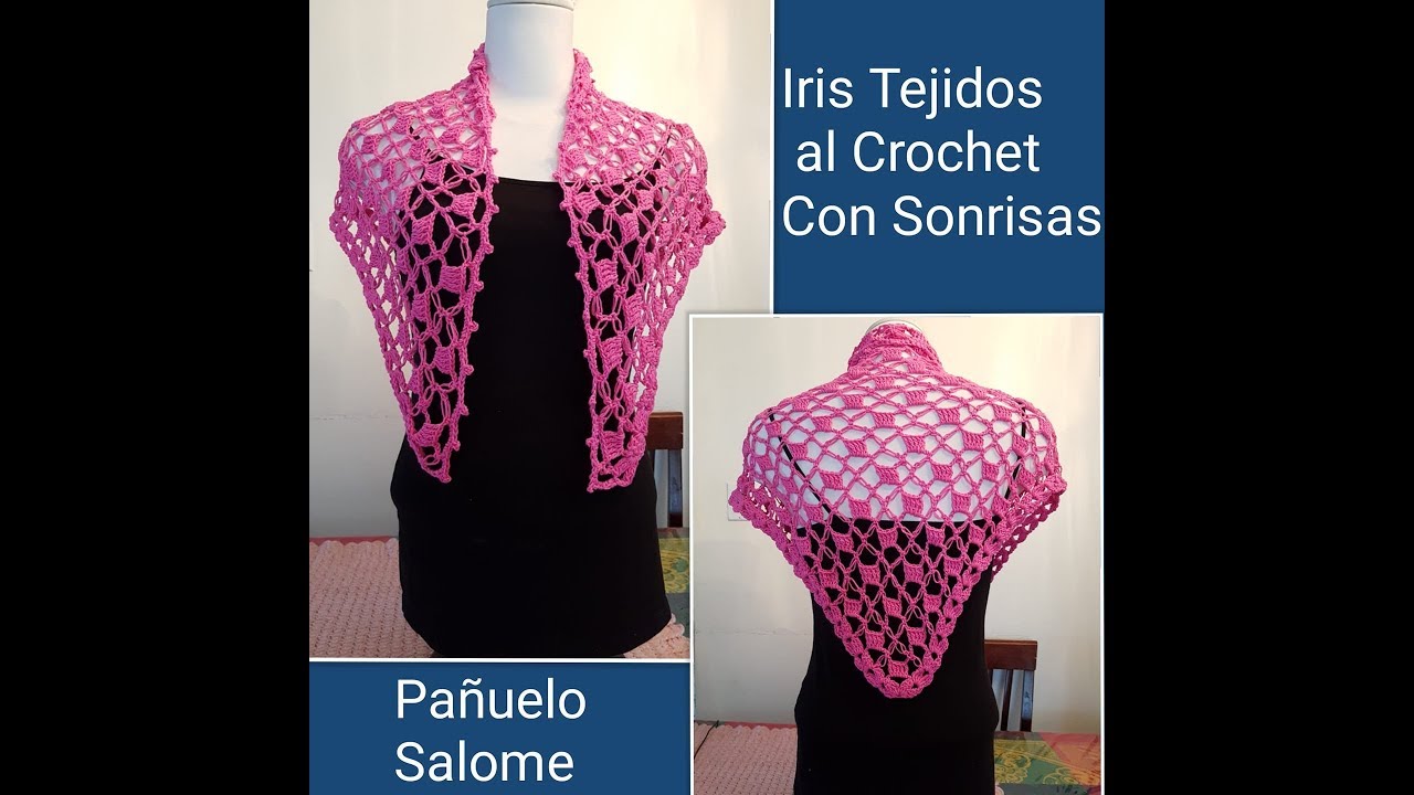 CROCHET PANUELO O CHAL SALOME