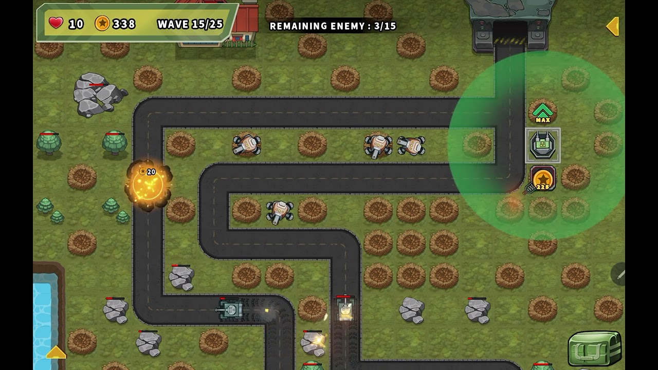 Turret Defense King: Level 33