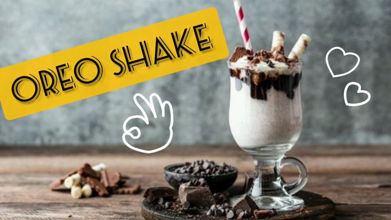 Oreo Milkshake | Oreo Shake Without  Icecream | Just 4 Ingredients..